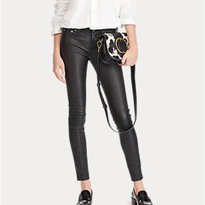 Ralph Lauren Collection Stretch Leather Pants